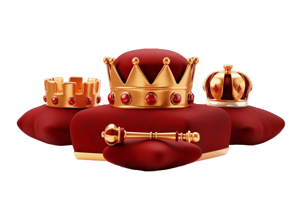 a golden crown 